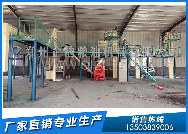 企鵝榨油機:寧夏鹽池10T/D亞麻籽油壓榨生產(chǎn)線投產(chǎn)(圖3) 榨油機